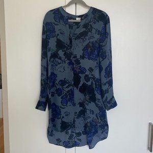 Wilfred Bossut Dress - Blue/Navy Floral